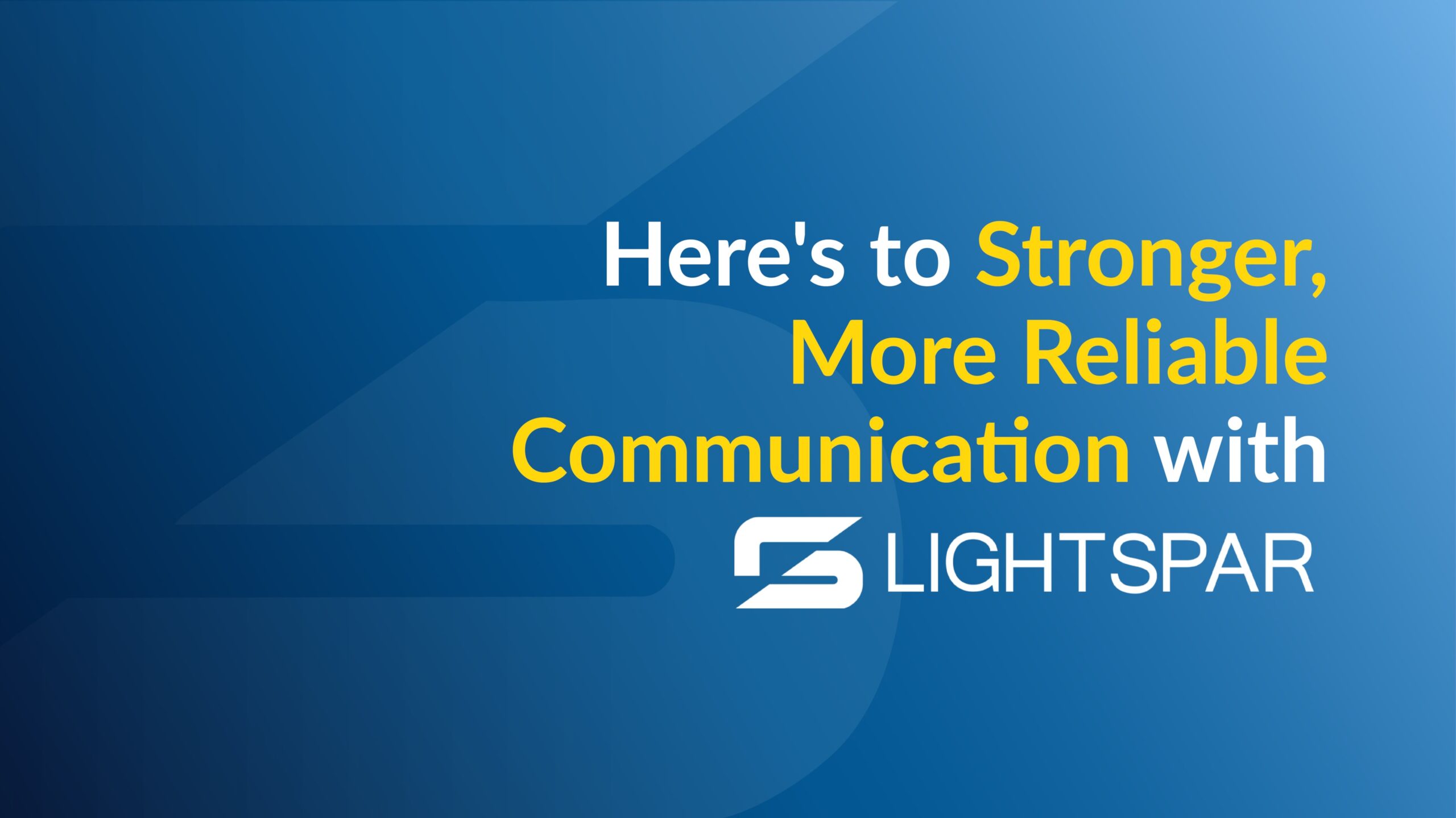 Lightspar message promoting a reliable business phone system for all communication needs.